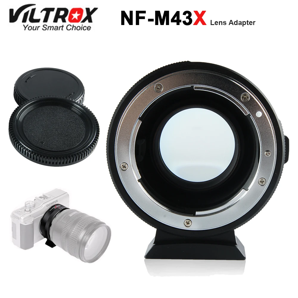 Адаптер усилитель скорости Viltrox с фокусным редуктором для объектива Nikon M4/3 GH4 GH5GK