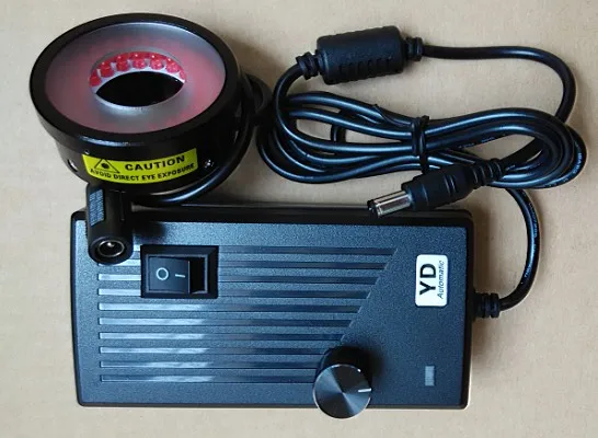 Прибор для проверки зрения 25 мм Диафрагма светодиодная кольцевая лампа с