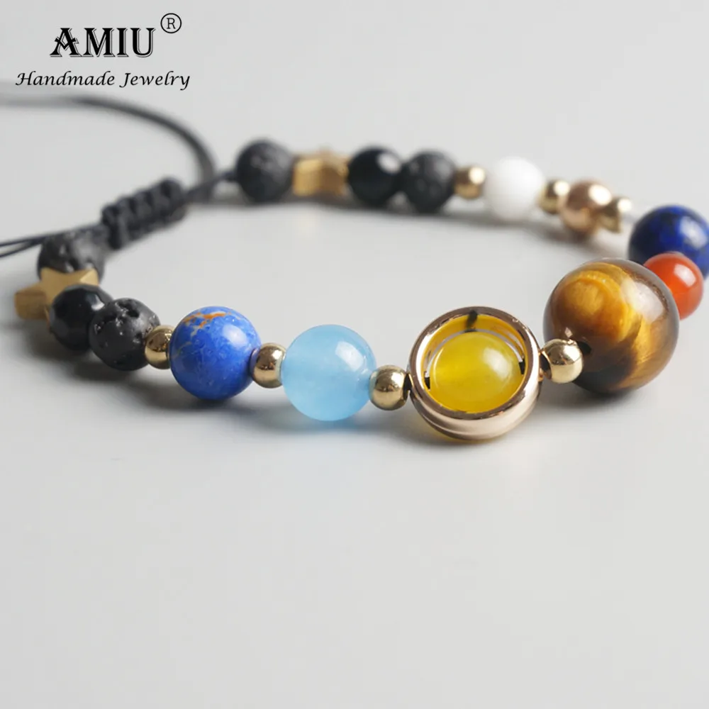 Браслет на запястье с бусинами из натурального камня для женщин и мужчин |