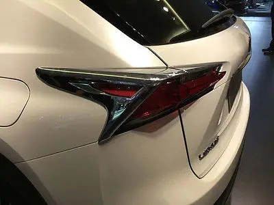 4 шт. хромированный задний фонарь декоратор Накладка для Lexus NX200T NX300H 15-2016 |