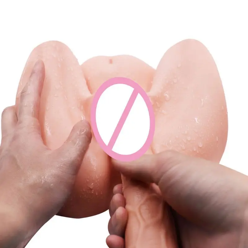 Премиум новый мужской мастурбатор 3D Реалистичная киска попка силиконовая вагина