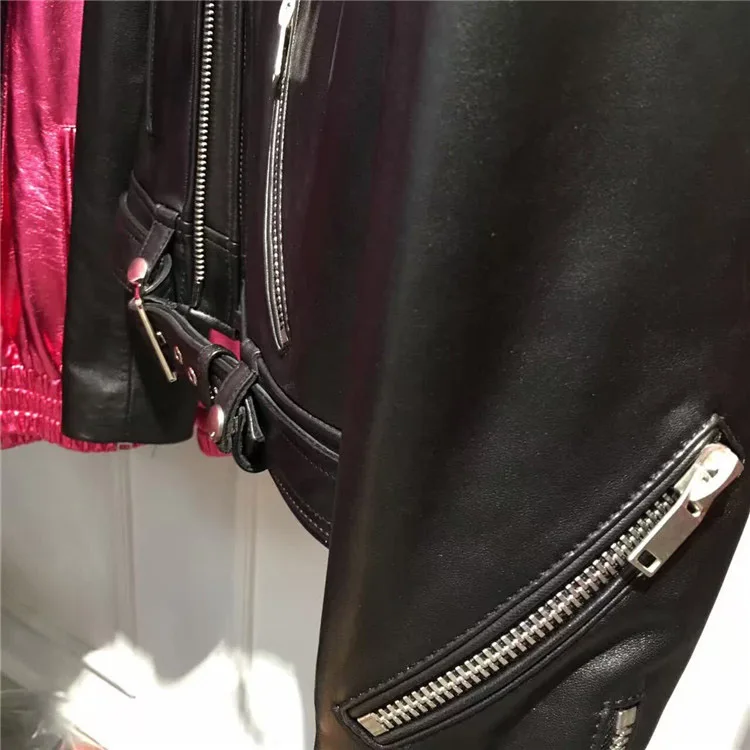 Женская куртка из натуральной овечьей кожи размера плюс 5XL | одежда