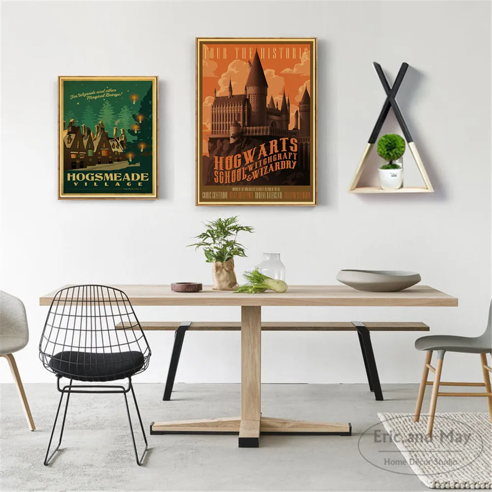 Hogwarts School Hogsmeade Тур плакаты и принты холст живопись настенные картины для гостиной украшения домашний Декор без рамы