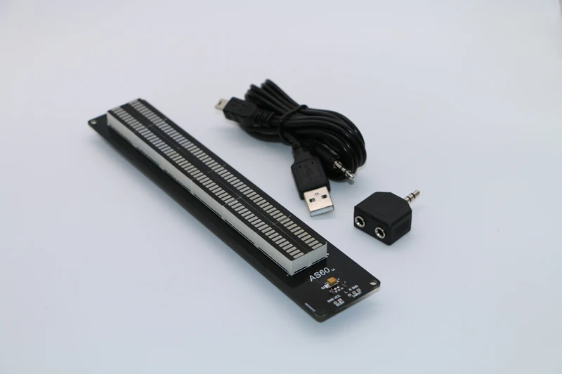 60led digital Level Meter Audio LED Display Spectrum Analyzer For AMP KTV |