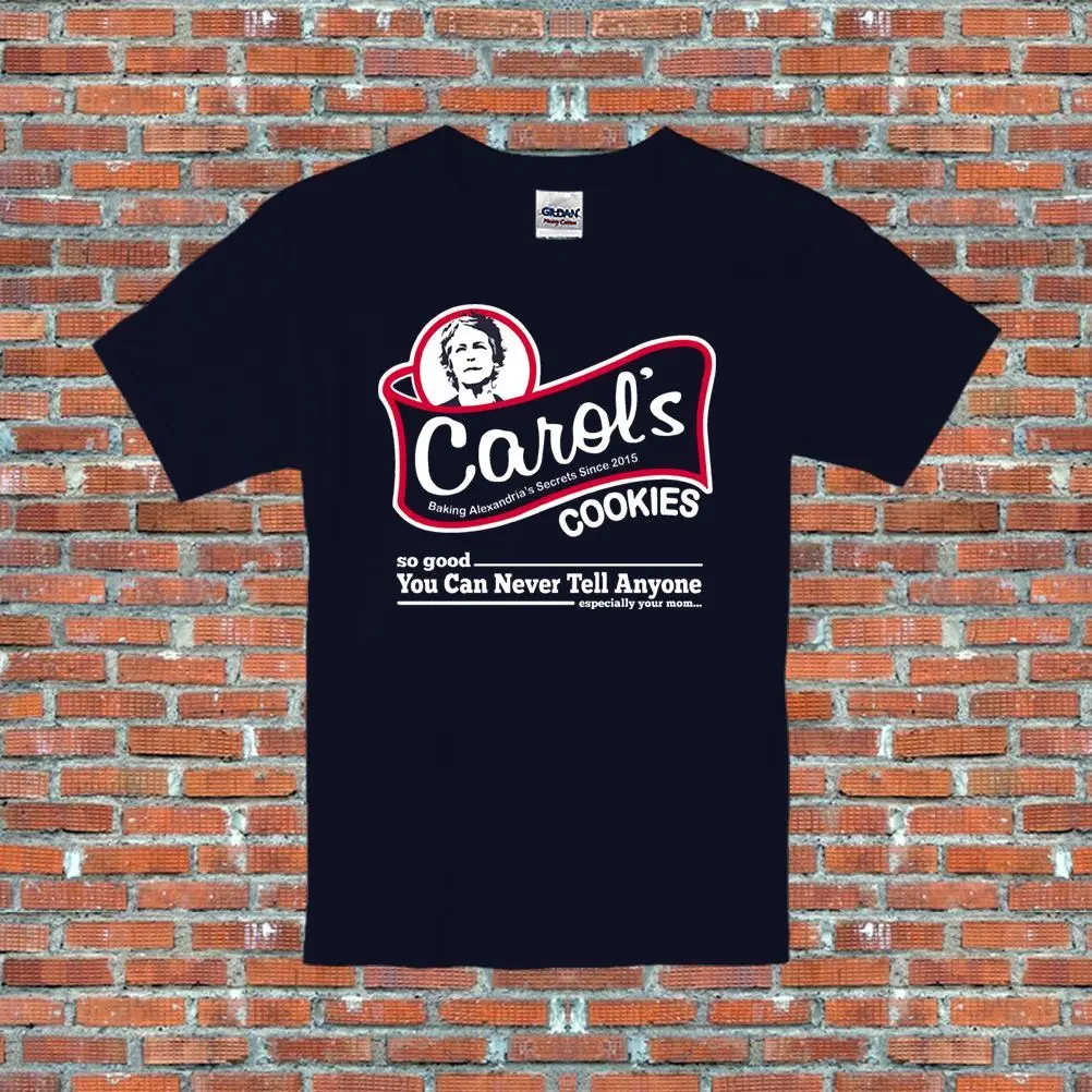 Carol's Cookies Ходячие мертвецы комиксов ТВ зомби вдохновил футболка S-2XL обычай