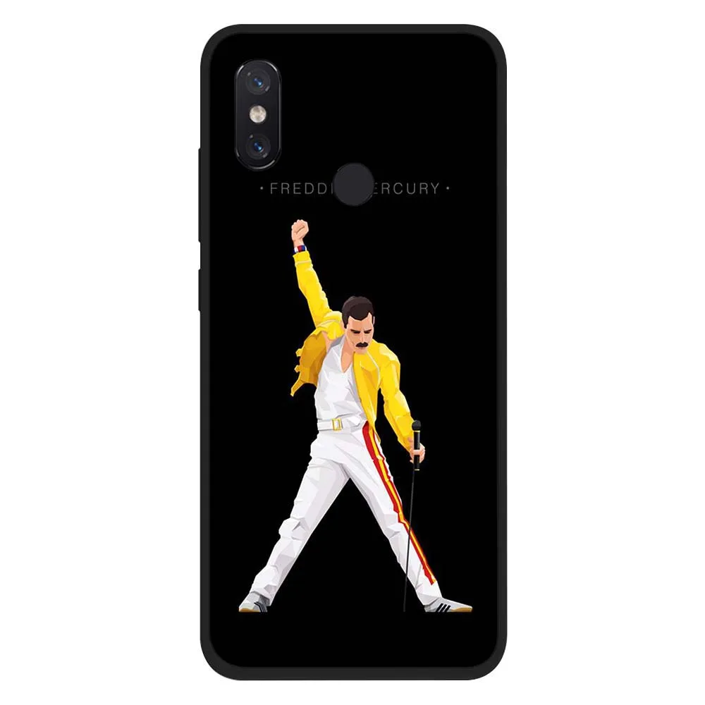 18 WEBBEDEPP Фредди Меркури Queen ремешок чехол для телефона из ТПУ с принтом "для Xiaomi mi 8 A2 Lite A1 9 SE mi x 2s Max мы собрали воедино 3 для POCOPHONE F1 мягкий чехол - Цвет: 18