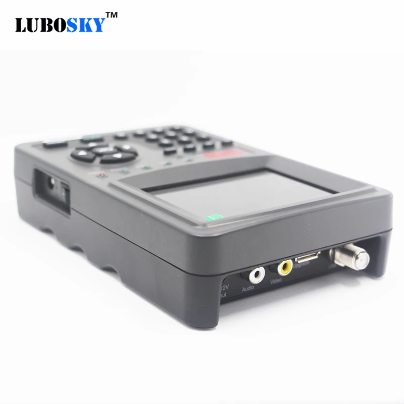 LUBOSKY sk9068a цифровой спутниковый счетчик DVB-S FTA C &amp KU Band MPEG-2 сигнальный искатель EPG AV 3