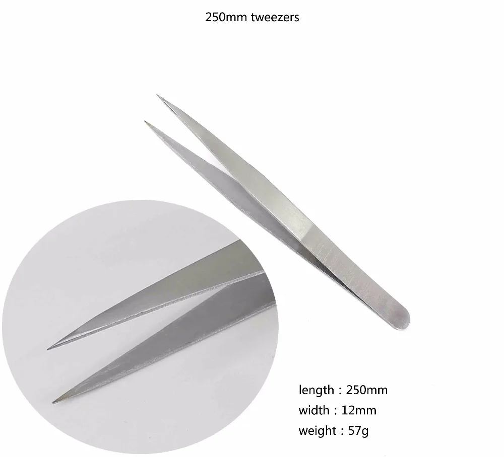 DIYWORK прямой (медицинский) Пинцет из нержавеющей стальная зубчатая пинцет
