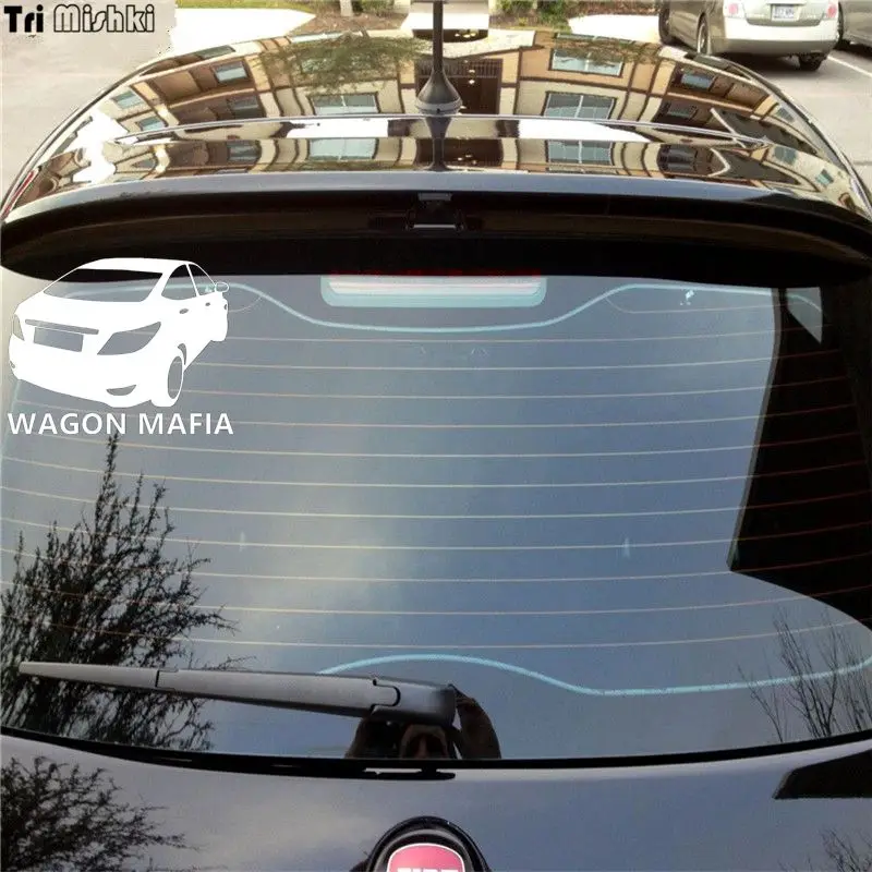 Tri Mishki HZX142 15*19.3см 1-4шт наклейки на авто wagon mafia for Hyundai solaris для хендая соляриса |