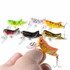 1Pcs 4.1g4.5cm Flying Jig Wobbler Fishing Lure Grasshopper Chub Beetle Dry Flies Realistic Insect Bait For Pike Bass Trout Lure