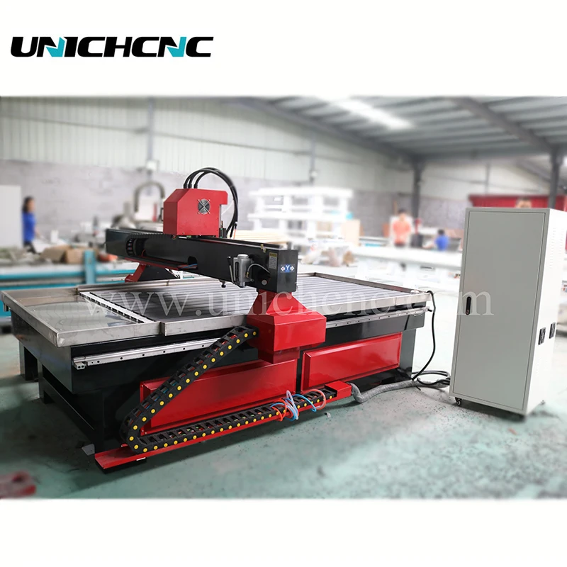 Высокое качество cnc древесины Гравировальный маршрутизатор с железным литым