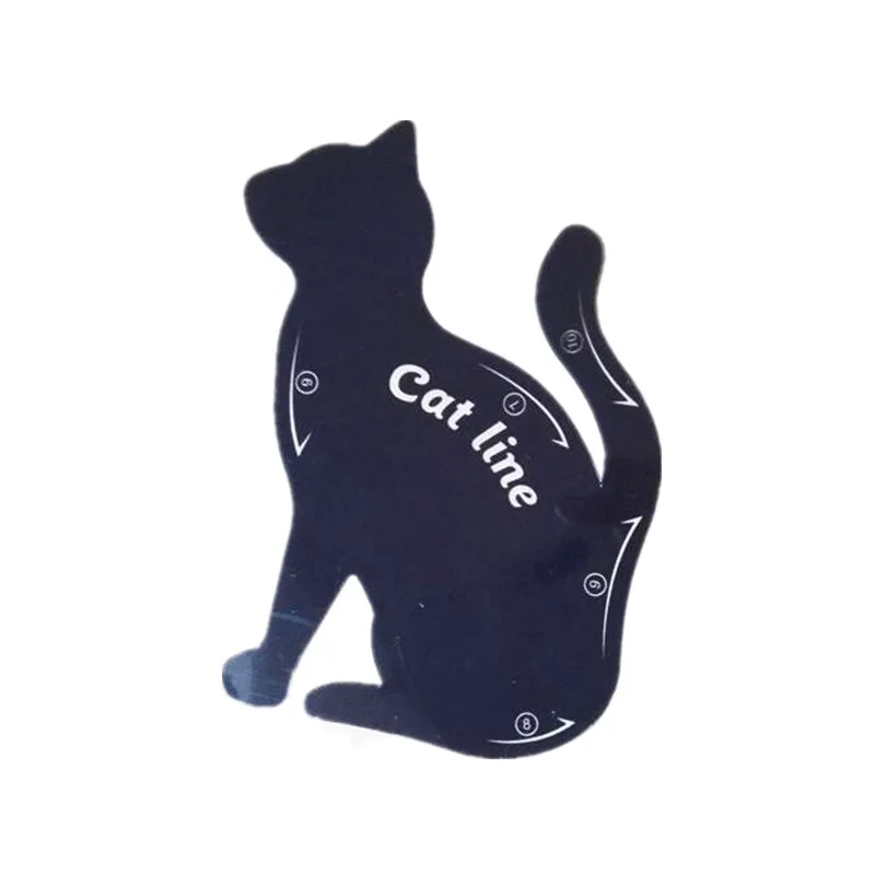 Горячая DIY 2 шт./компл. Для женщин Cat линия подводка для глаз Трафареты Pro Макияж