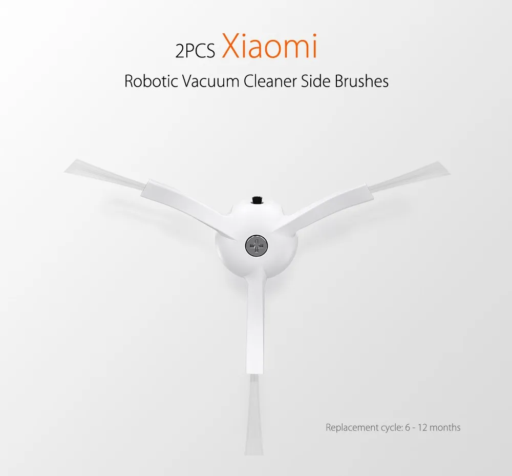 Оригинальная вакуумная часть Xiaomi, HEPA фильтр, основная щетка, инструмент для чистки, боковая щетка для пылесоса mijia/roborock