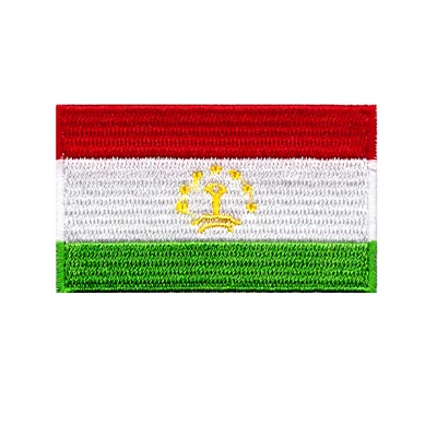 Tadzhikistan Азиатский флаг вышивка железа на патчи аппликация на одежду стикер - Цвет: Tadzhikistan