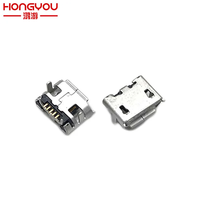 Микро-USB 5 контактов без боковой быстроразъемной usb-коннектор 2 шт. | Мобильные