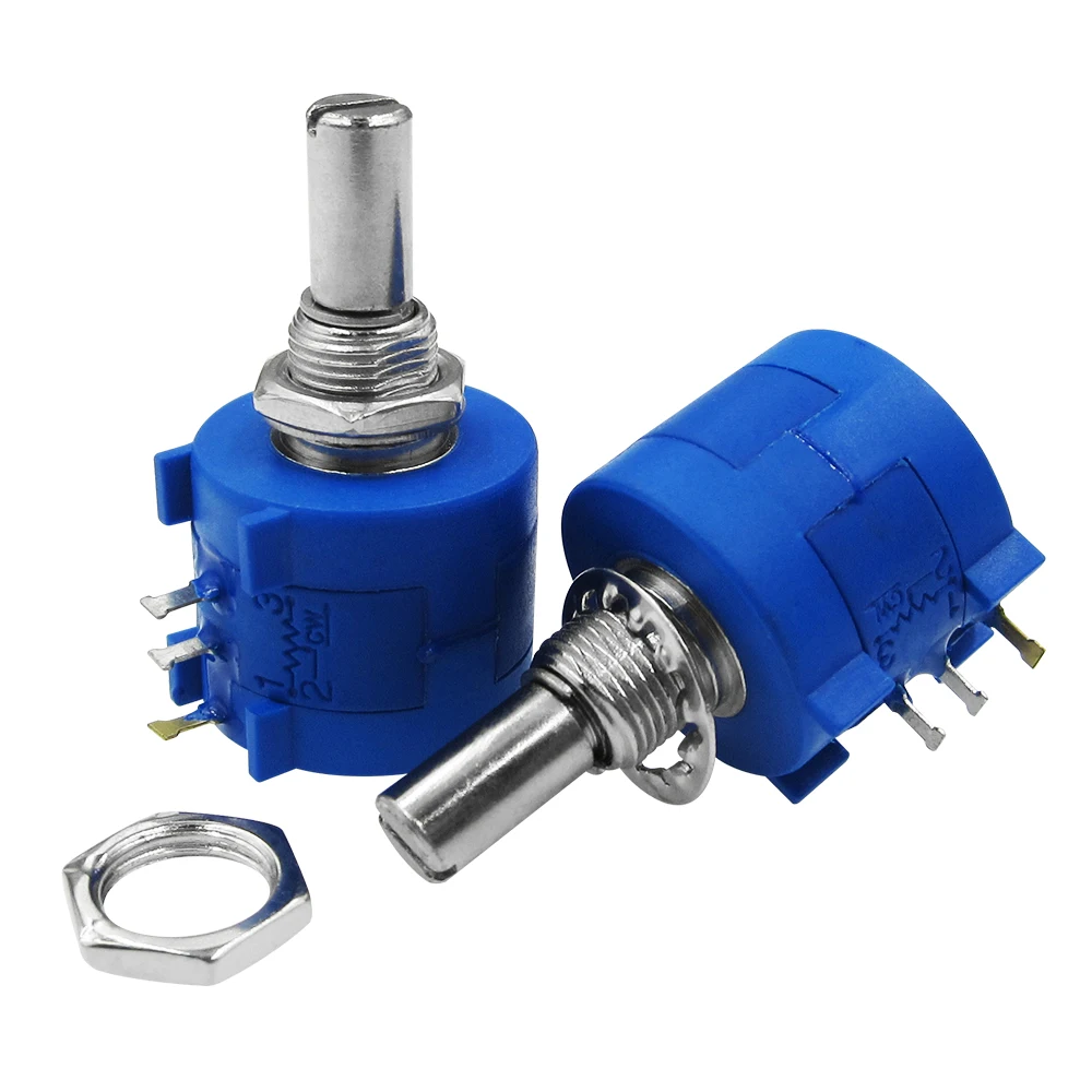 

HAILANGNIAO 5 шт. 3590S-2-203L 20K Ohm 10 потенциометр с переменным резистором