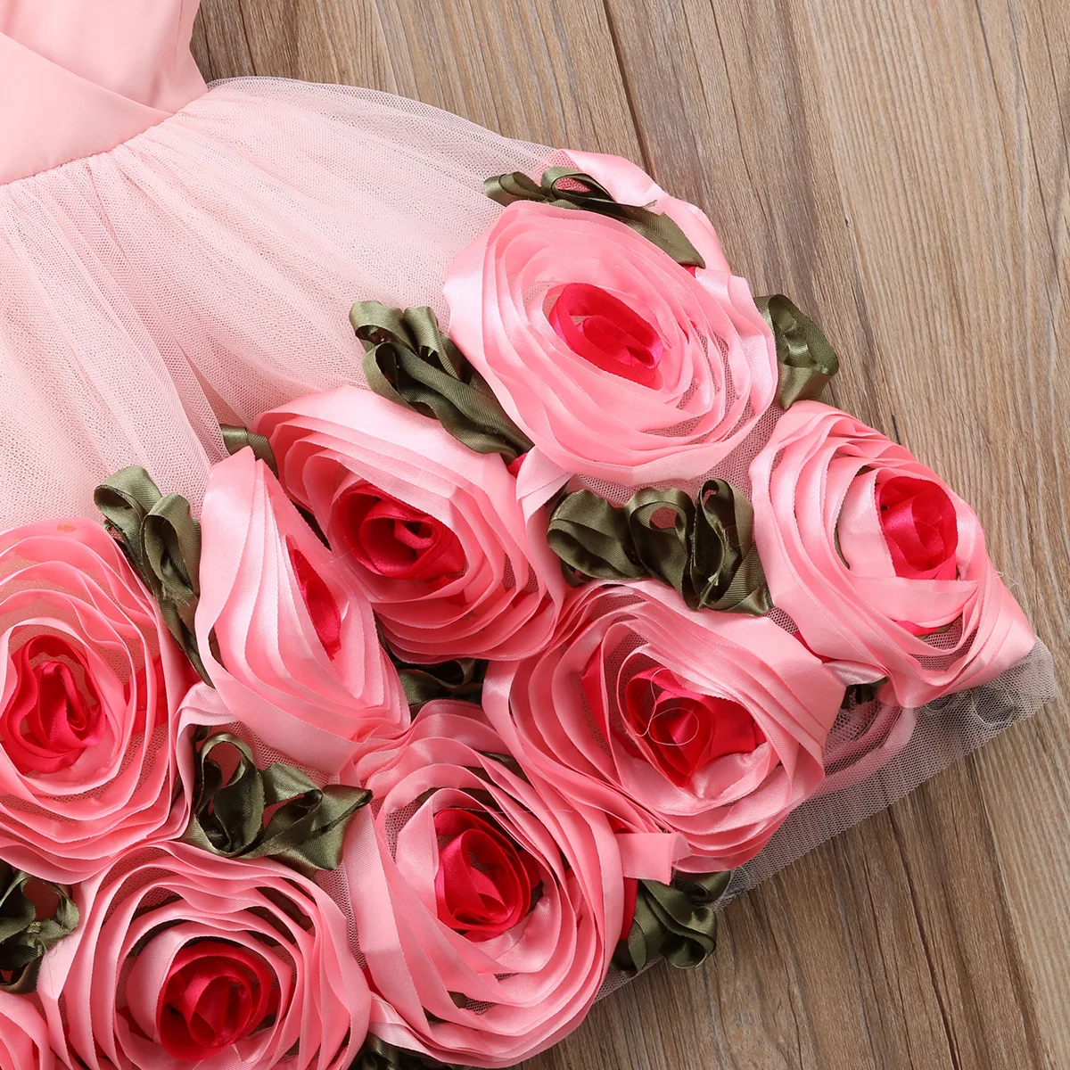 Fashion Flower Girls Dress Princess Lace Rose Party Pageant Gown Formal Dresses | Детская одежда и обувь