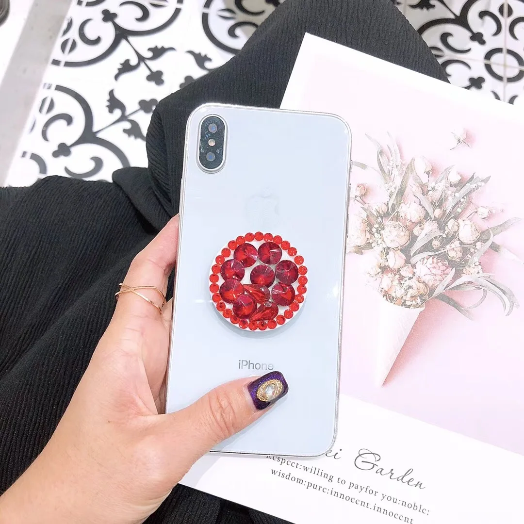 ABAY расширяющийся держатель для телефона с бриллиантовым держателем мобильного