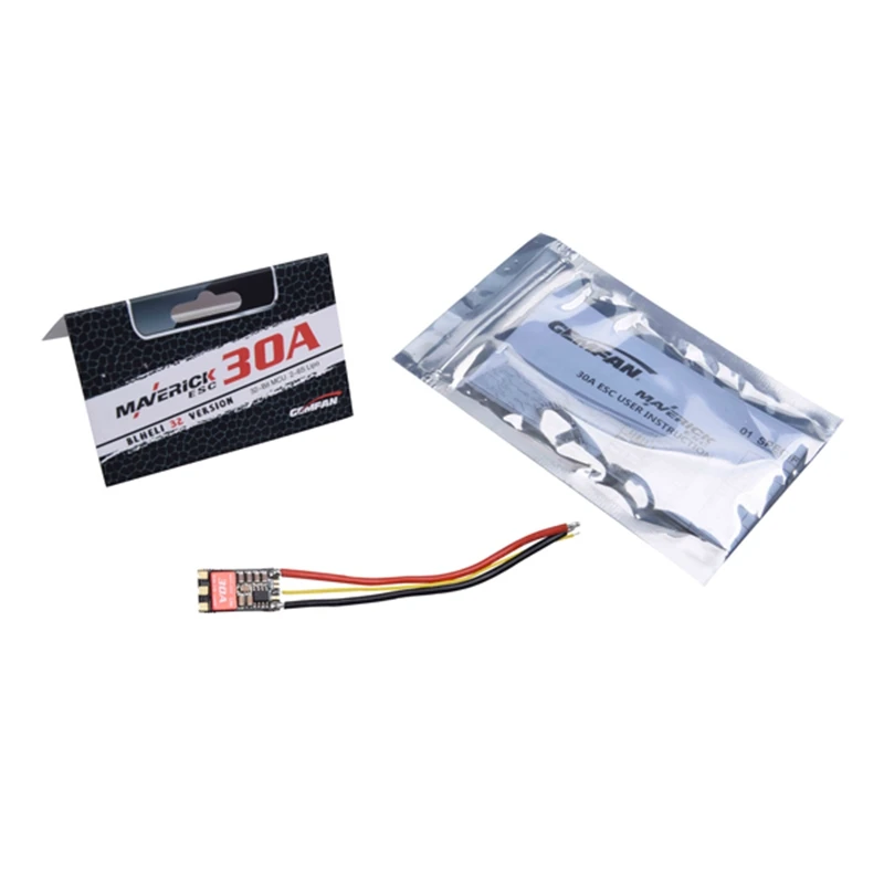 Gemfan Maverick 30A 2-6S BLHeli 32bit Brushless ESC DSHOT1200 Ready for RC Quadcopter Multirotor Spare Part DIY Accessories | Игрушки и
