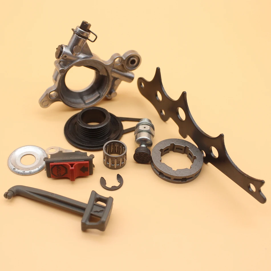 Масляный насос Червячная Шестерня Бампер Прокладка комплект для Husqvarna 362 365 371 372