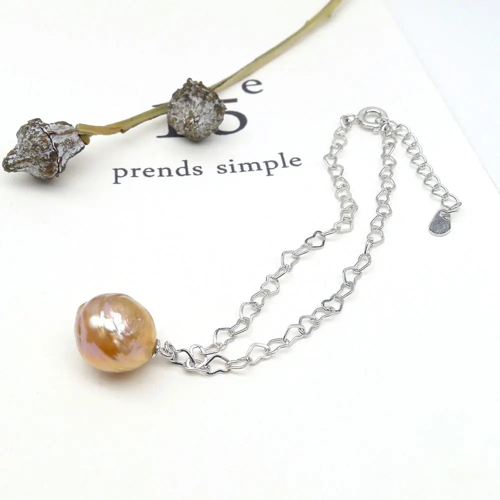 1 шт. многоцветные браслеты из настоящего пресноводного жемчуга Касуми 11 12 мм|silver