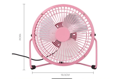 Настольный бесщеточный 6 дюймовый креативный мини USB железный вентилятор Супер
