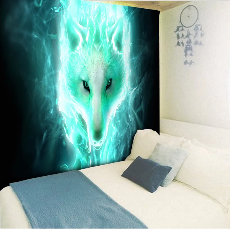 Гобелен с изображением Ловца снов гобелен животных на стену светящийся в стиле
