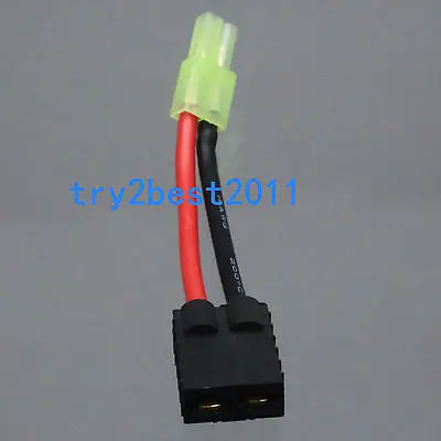 ID Charger Adapter: Traxxas Female to Tamiya Mini Male LiPo TRX TRA2970 TRA2972 | Обустройство дома