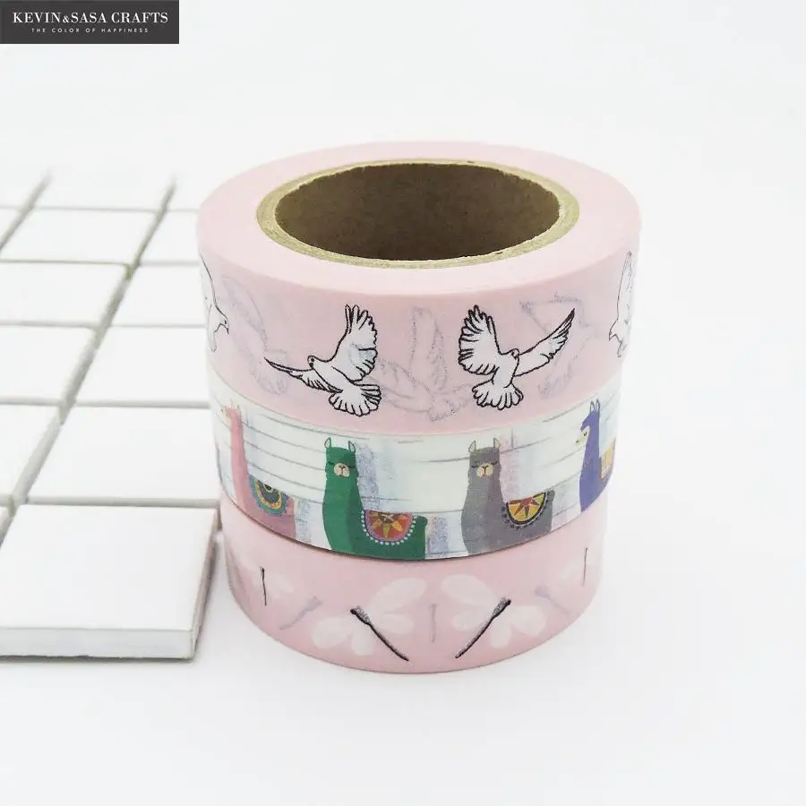 Новый розовый принт Washi лента качественные канцелярские принадлежности сделай