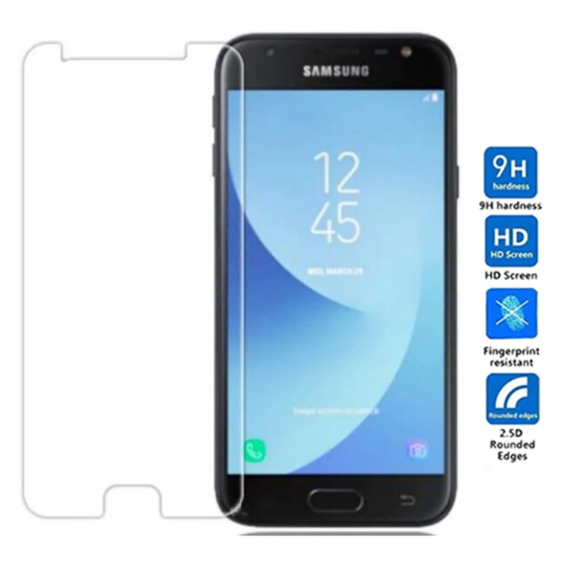 Закаленное стекло для Samsung Galaxy j3 2018 защитная пленка телефона экрана|Защитные