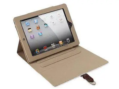 White Luxury Button Belt Smart Leather Case Cover Stand for New iPad 2 3 4 Gen | Компьютеры и офис