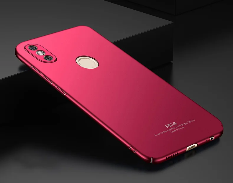 MSVII для Xiaomi Redmi note 5 pro чехол-накладка Роскошный тонкий жесткий матовый чехол-накладка из поликарбоната для Xiaomi Redmi Note 5 чехол для телефона s 4 ГБ 64 ГБ