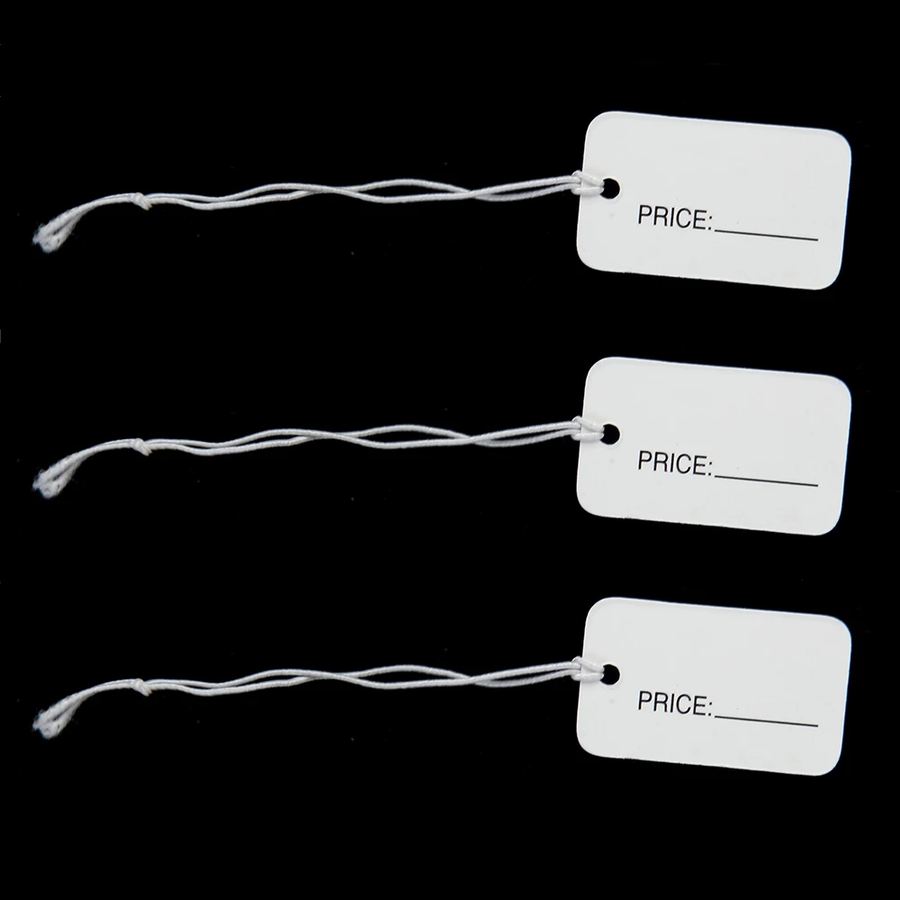 100 pcs Blank Horizontal Version Waterproof Jewelry Thermal Price Tag Listing For Necklaces Listed price Label Paper | Украшения и