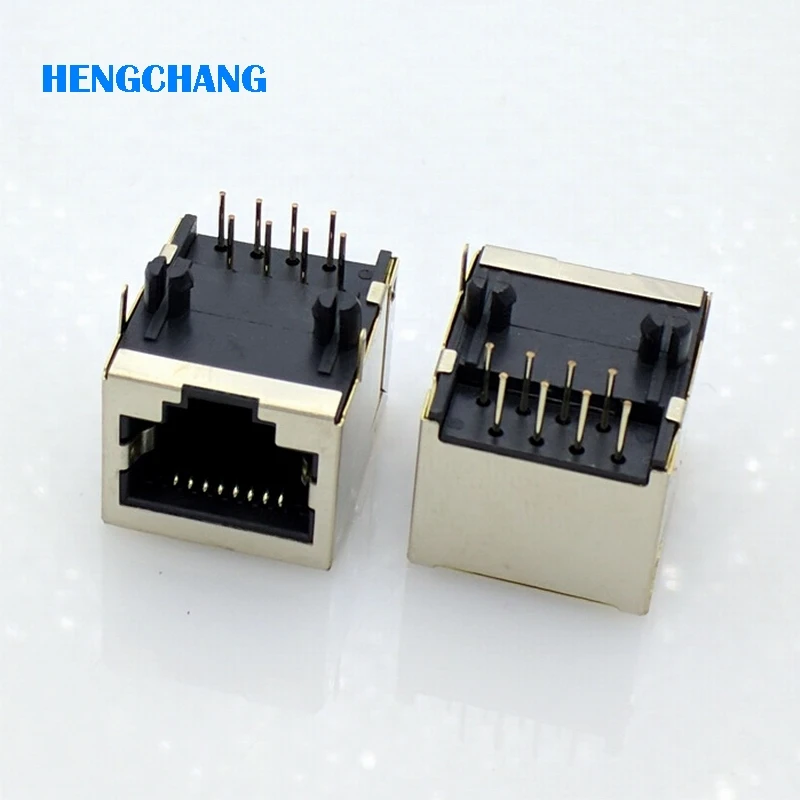 RJ45 Connector Socket PCB Mounting Network Adapter For Ethernet Data Transfer | Обустройство дома