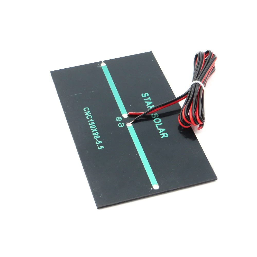 1 6 Вт DIY зарядное устройство Модуль 5.5Vdc ватт Солнечная Панель