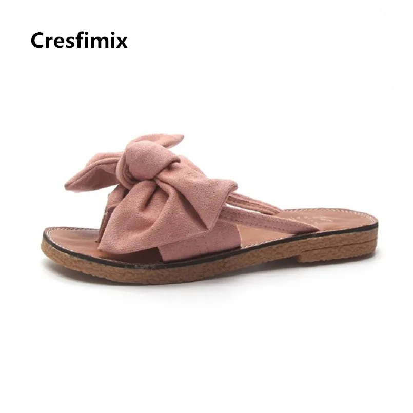 Женские повседневные удобные шлепанцы Cresfimix красочные из пеньки для отдыха на весну и лето легкий