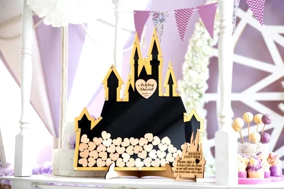 Индивидуальная сказочная идея замок Свадебная Выгравированная Альтернативная