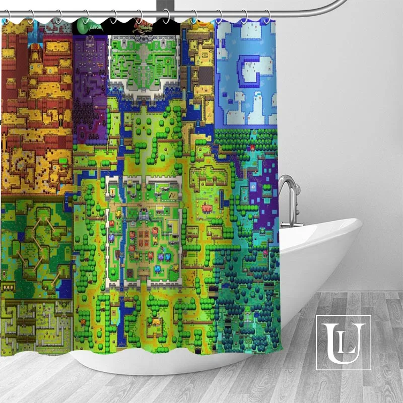 

Высококачественная занавеска для душа из полиэстера на заказ, занавеска из искусственной ткани с крючками, устойчивая к плесени, декор для ...