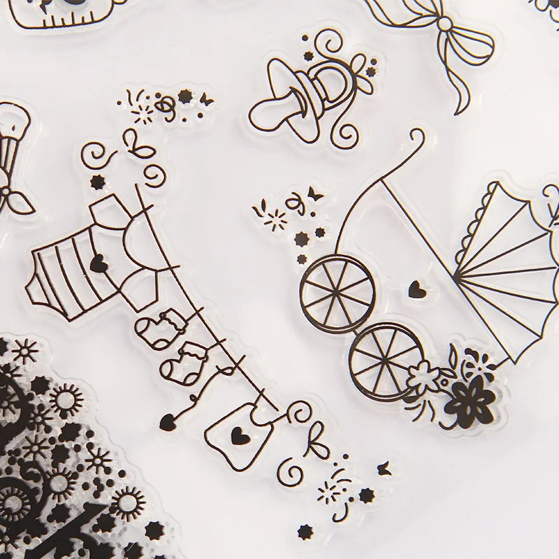Прозрачный силиконовый штамп для скрапбукинга сделай сам|silicone clear stamps|stamps for