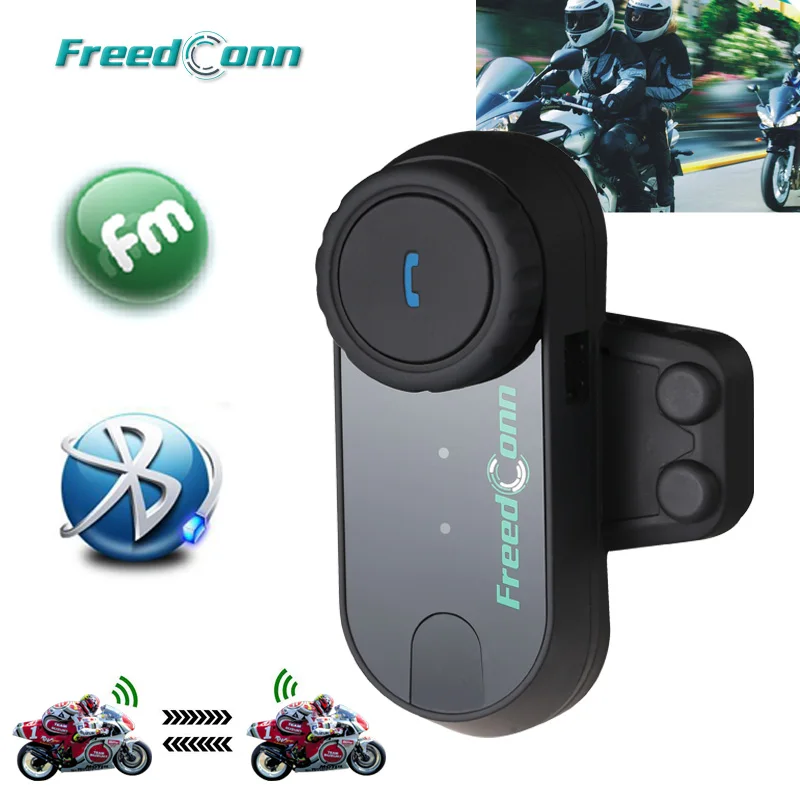 Оригинальный FreedConn T COMVB мотоциклетных шлемов BT Bluetooth гарнитура и Интерком на шлем