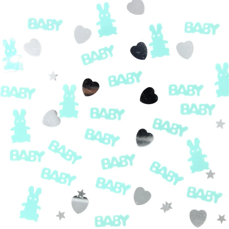 

KSCRAFT синий ребенок Серебряное сердце серебряная звезда блёстки ПВХ плоский для Сделай Сам изготовление карт ремесло цветная коллекция