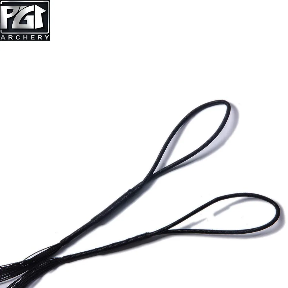 PG1ARCHERY Archery Bowstring 12 нитей ручной работы для рекурсивного традиционного Лука 46 &quot