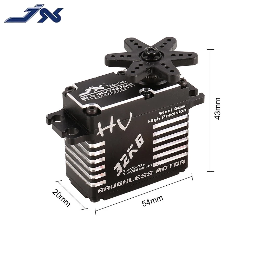 JX BLS-HV7132MG 32 кг металлические рулевого управления цифровой Шестерни HV сервопривод
