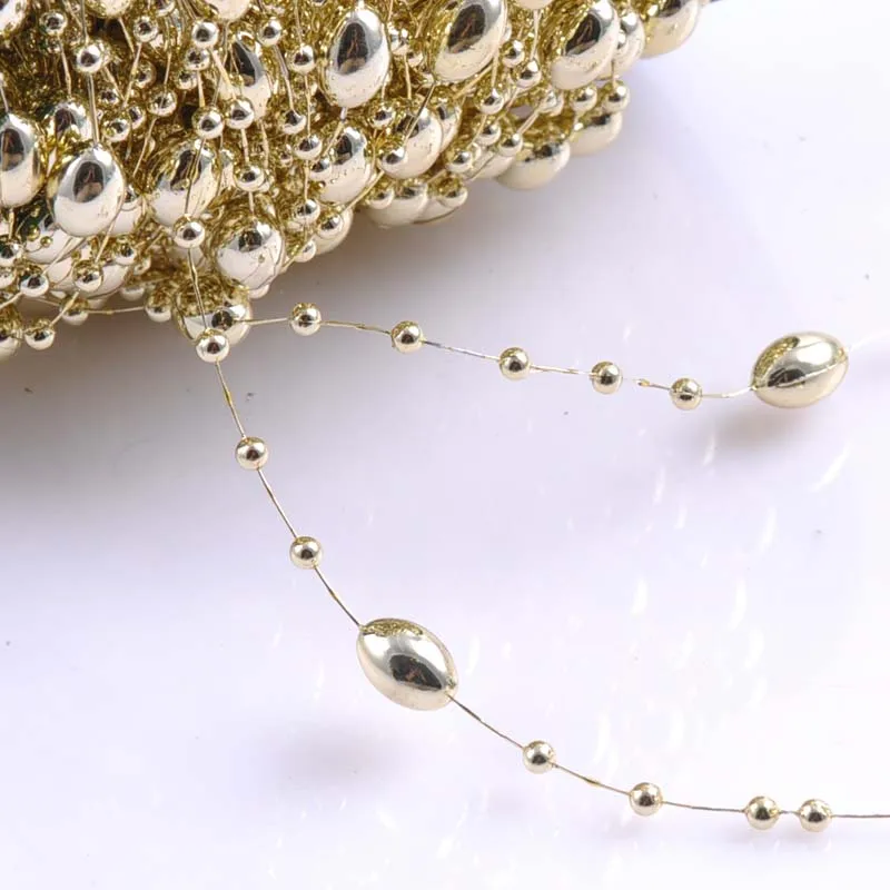 Леска искусственные бусины цепочка гирлянда цветы сделай сам свадебное