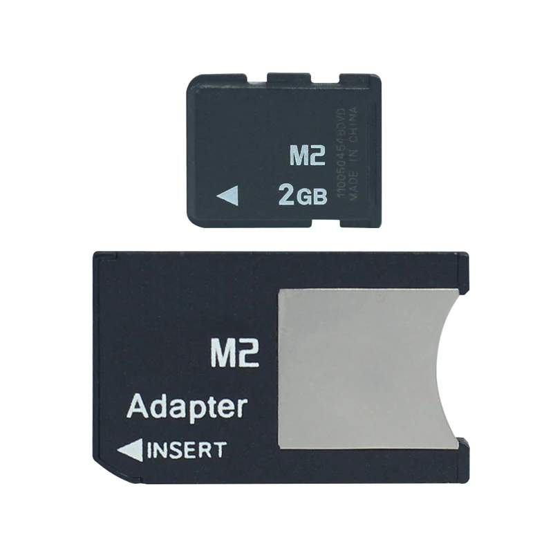 Карта памяти M2 карта 512 Мб/1 ГБ/2 ГБ/4 ГБ/8 ГБ с адаптером для карт MS PRO DUO бесплатная