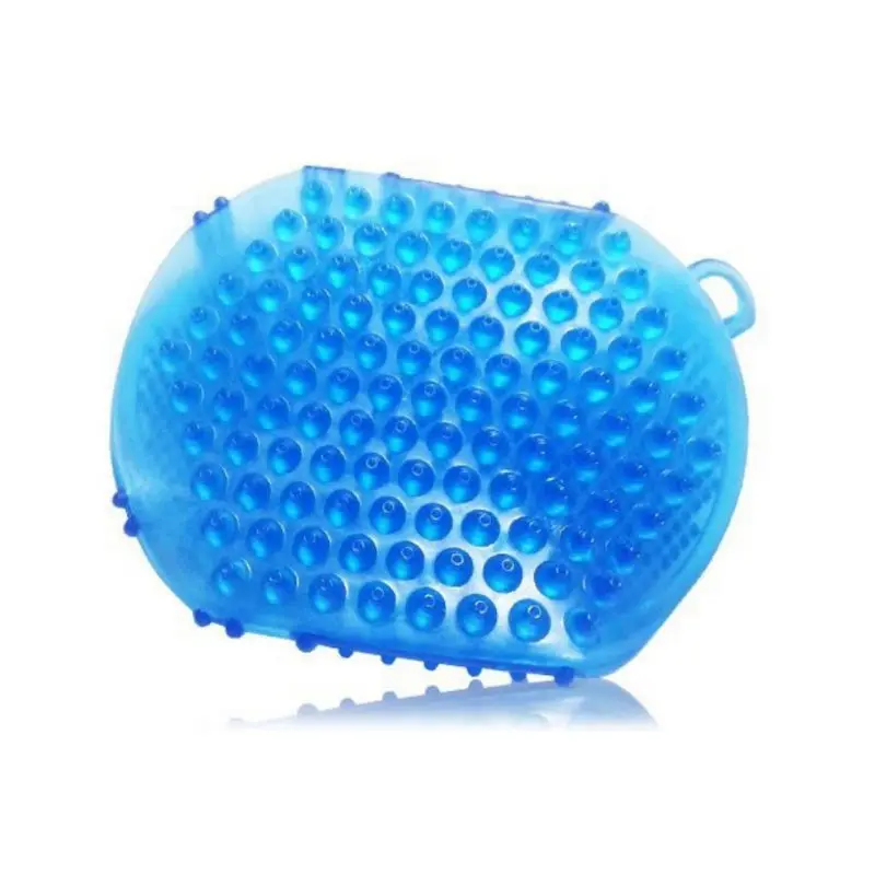 Soft Silicone Massage Scrub Gloves For Peeling Body Bath Brush Exfoliating Footbrush | Дом и сад