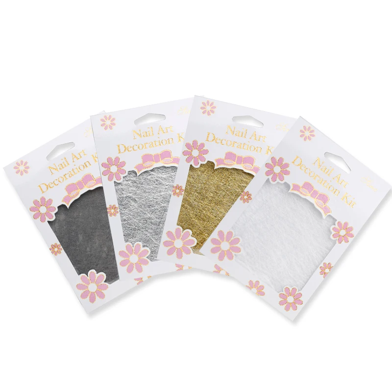 Сексуальный микс 1 шт. золотые наклейки для ногтей серебристо-серый белый 4 цвета