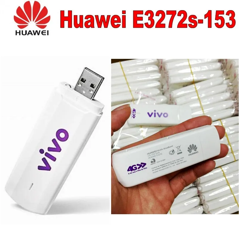 Новый разблокированный мобильный широкополосный USB модем HUAWEI E3272S 153 с антенной 4G