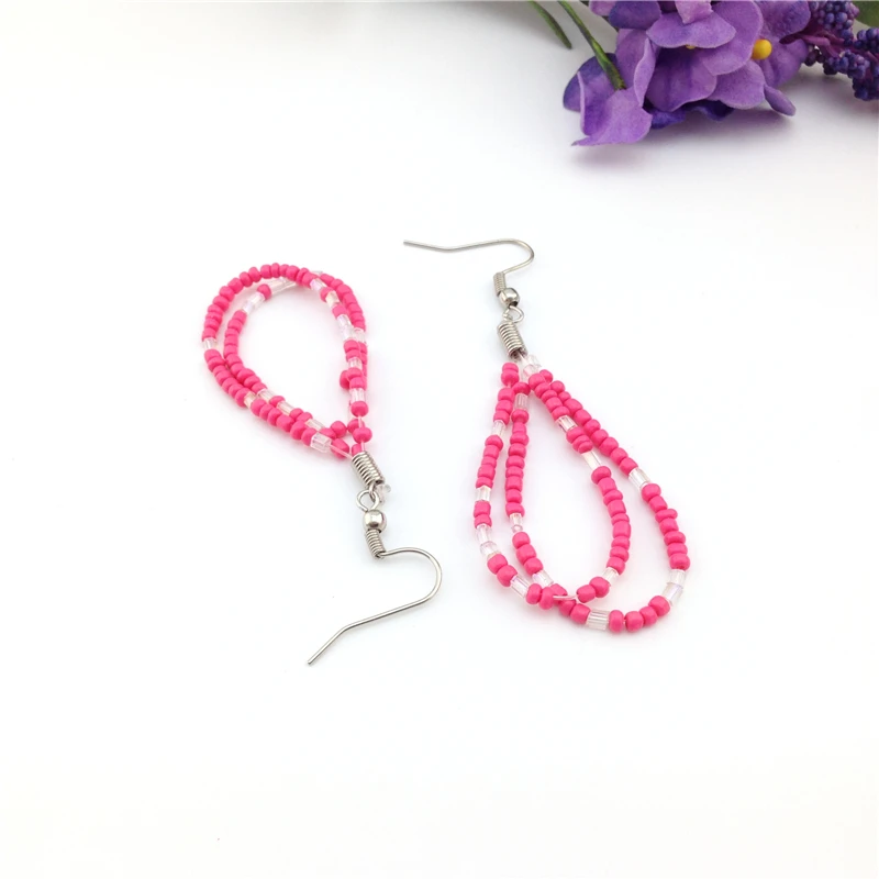 Классические нигерийские Свадебные красные высококачественные бусины плетеные