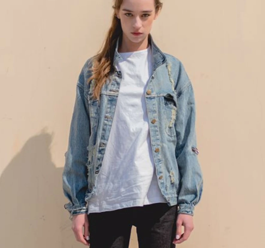 Парная одежда новинка 2020 джинсовая куртка женское облегающее пальто кардиган